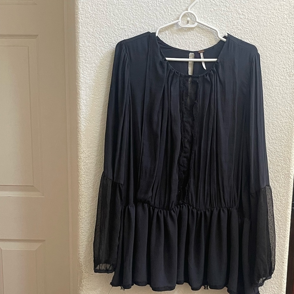Free people blouse open back